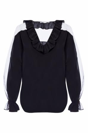 Ruffled sheer top, zdjęcie 1 Ruffled sheer top od Stella McCartney